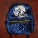 Disney Accessories | Disney Frozen Ii Velvet Mini Backpack Nwot | Color: Black/Blue | Size: Osb