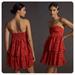 Anthropologie Dresses | Maeve Red Strapless Mini Dress | Color: Red | Size: Sp