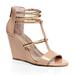 Jessica Simpson Shoes | Jessica Simpson Metal Trim Wedge | Color: Pink | Size: 10