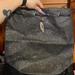 Victoria's Secret Bags | Drawstring Backpack | Color: Black/Silver | Size: Os