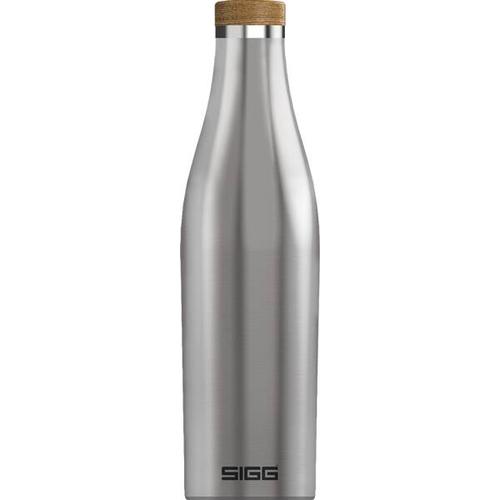 SIGG Trinkbehälter Trinkflasche Meridian Brushed, Größe 0,50 in Silber