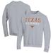 Men's Champion Gray Texas Longhorns Alumni Logo Pullover Sweatshirt