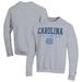 Men's Champion Gray North Carolina Tar Heels Alumni Logo Pullover Sweatshirt