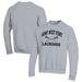 Men's Champion Gray Army Black Knights Lacrosse Icon Crewneck Pullover Sweatshirt