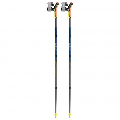 Leki - Traveller FX.One Carbon - Nordic Walking Stöcke Länge 120 cm grau/gelb