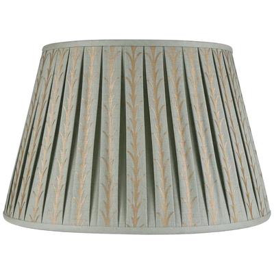 Green Gold Acanthus Leaf Empire Lamp Shade 11x16x10 (Spider)