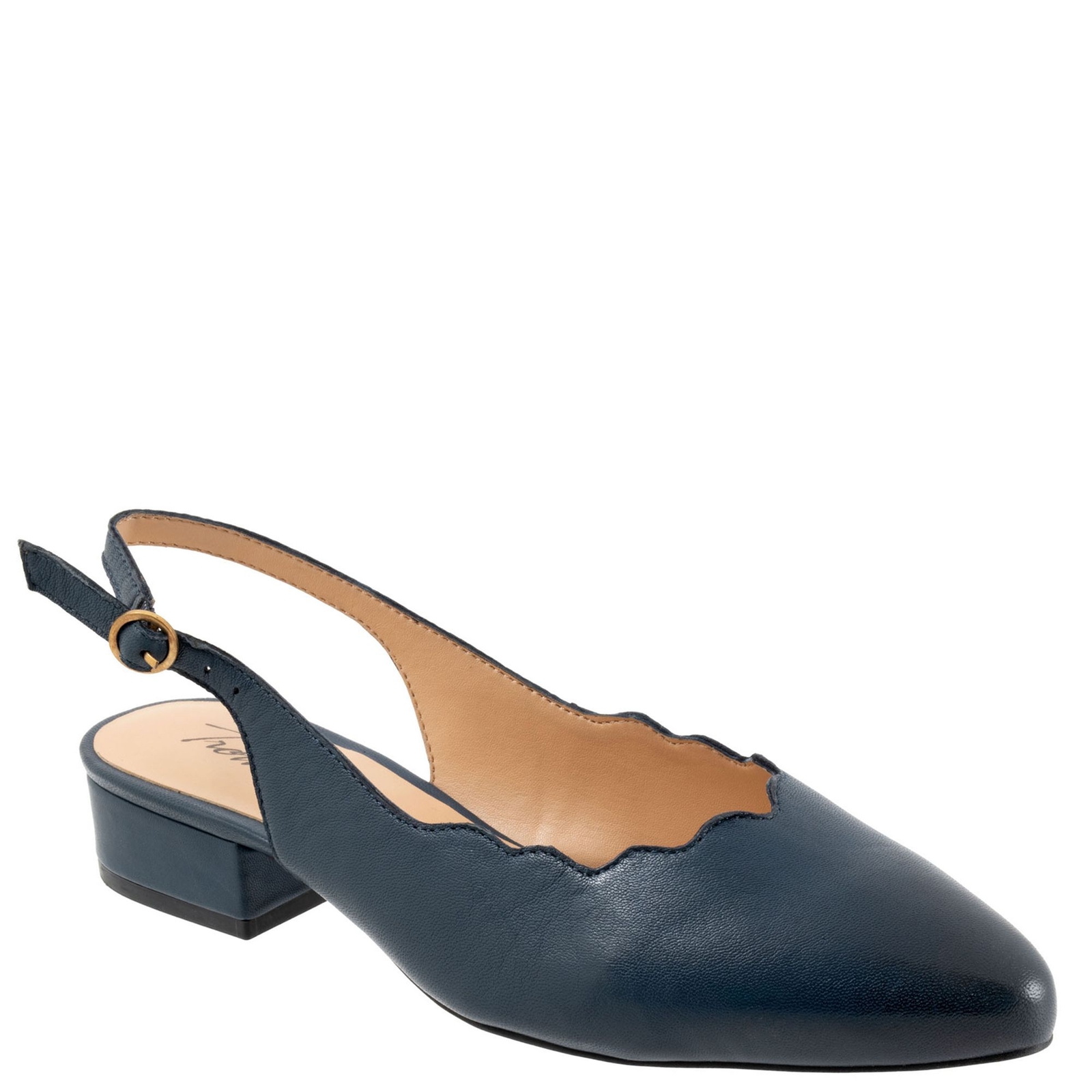 Trotters Joselyn - Womens 6.5 Navy Slip On Medium