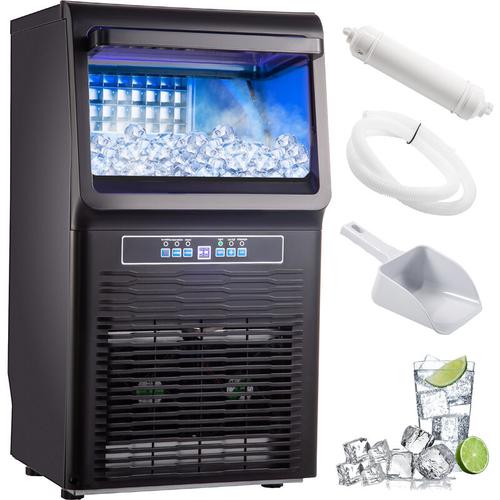 Eiswürfelbereiter, 350 w Eiswürfelmaschine 31,75 kg Produktion Würfeleismaschine 4 x 9 Stk. Desktop