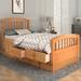 Solid Wood Platform Storage Bed with 6 Drawers,Twin Size