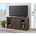 Brookhaven 65-inch Solid Wood Barn Door TV Stand Console - 35 inches high x 65 inches wide x 19 inches deep