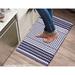 Cotton Kitchen Mat Cushioned Anti-Fatigue Rug, Non-Slip Mats Comfort Foam Rug for Kitchen, Office, Sink, Laundry - 18''x30''