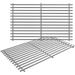 Grisun 7637 Stainless Steel Cooking Grates for Weber Spirit I & II 200 Series Spirit E210 Spirit E220 Spirit S210 Spirit S220 Gas Grills for Weber 7637 17.5 x 10.2 x 0.5