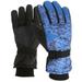 Outdoor Play Equipment Winter Outdoor Adult Man And Women Snow Skating Snowboarding Windproof Warm Gloves for Cycling And Skiing Nylon Blue