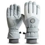 BOOYOU Winter Gloves Waterproof Ski Gloves Fleece Lined Glove Touchscreen Snow Gloves