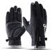 JANDEL Waterproof Ski Gloves - Warm Winter Touchscreen Gloves Cold Weather Snow Gloves - for Men or Women Black
