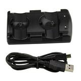 CXDa USB Dual Charging Charger Dock Station for PS3 Wireless Controller PS3 Move