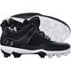 Under Armour Youth Glyde Rm Molded Fastpitch Softball Cleats Black/Black Medium 4 4 Medium US/Black|Black