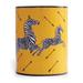 Port 68 Scalamandre Maison Zebra Champagne Bucket | 10.5 H x 6.5 W x 6.5 D in | Wayfair ACBS-393-03