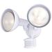 Vaxcel 150 Watt Dusk to Dawn Outdoor Security Flood Light w/ Motion Sensor (pack of 1) in White | 8.75 H x 11.75 W x 8.75 D in | Wayfair T0694