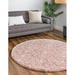 Pink 94 x 1.5 in Area Rug - Langley Street® Griego Geometric Machine Made Power Loom Area Rug in Light | 94 W x 1.5 D in | Wayfair