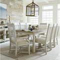 Oakman 9 Piece Extendable Dining Set Wood in White Laurel Foundry Modern Farmhouse® | Wayfair A3B3EE596D3C4547B6629578564B534B