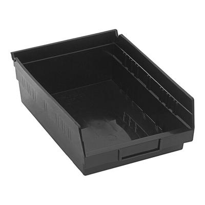 Quantum 11 5/8" x 8 3/8" x 4" Black Conductive Shelf Bin QSB107CO