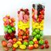 Ruanlalo Artificial Fruit 10Pcs/Bag Artificial Fruit Foam Vibrant Color Realistic Mini Long Lasting Photo Props Crafts Dining Table Decor Fake Vegetable Home Supplies