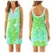 Lilly Pulitzer Dresses | Lilly Pulitzer ‘Tessa’ Shift Dress In Green Sheen Fronds Print | Color: Blue/Green | Size: 8