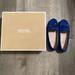 Michael Kors Shoes | Michael Kors Sude Shoes | Color: Blue/Gold | Size: 8.5