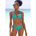Triangel-Bikini VIVANCE Gr. 38, Cup C/D, blau (türkis) Damen Bikini-Sets Ocean Blue