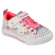 Sneaker SKECHERS KIDS "TWINKLE SPARKS-UNICORN SUNSHINE" Gr. 35, bunt (weiß multi) Kinder Schuhe Sneaker mit leuchtender Schuhspitze, Freizeitschuh, Halbschuh, Schnürschuh