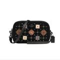 Coach Bags | Coach Crossbody Bag Clutch / Bag With Prairie Rivets - Style No 24309 | Color: Black/Gold | Size: Os