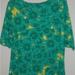 Lularoe Dresses | Lularoe Green & Yellow Floral Midi Dress So Cute W/Denim Jacket Or Cardigan Xl | Color: Green/Yellow | Size: Xl