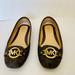 Michael Kors Shoes | Michael Kors Fulton Moccasin Mk Logo Flats | Color: Brown | Size: 9