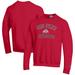 Men's Champion Scarlet Ohio State Buckeyes Athletics Logo Pullover Sweatshirt