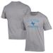 Men's Champion Gray Air Force Falcons Athletics Logo T-Shirt