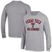 Men's Champion Gray Texas Tech Red Raiders Alumni Logo Long Sleeve T-Shirt