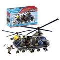 PLAYMOBIL City Action 71149 SWAT-Rettungshelikopter, detailreicher SWAT-Rettungshelikopter mit Licht- und Soundmodul, Spielzeug für Kinder ab 5 Jahren