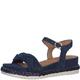 Tamaris Damen Sandaletten, Frauen Sandalen,TOUCHit-Fußbett,strandschuhe,sommersandalen,bequem,flach,sommerschuhe,freizeitschuhe,OCEAN,37 EU