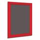 Aluminium RED A4 A3 A2 A1 A0 Mitred Snap Frames Wall Posters Holder Click Frame Picture Clip Display Retail Wall Notice Boards (A0 Landscape)