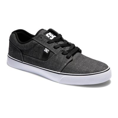 Sneaker DC SHOES "Tonik Tx Se", Gr. 10,5(44), schwarz (schwarz, battleship), Obermaterial: Textil (Baumwolle) / Futter: 