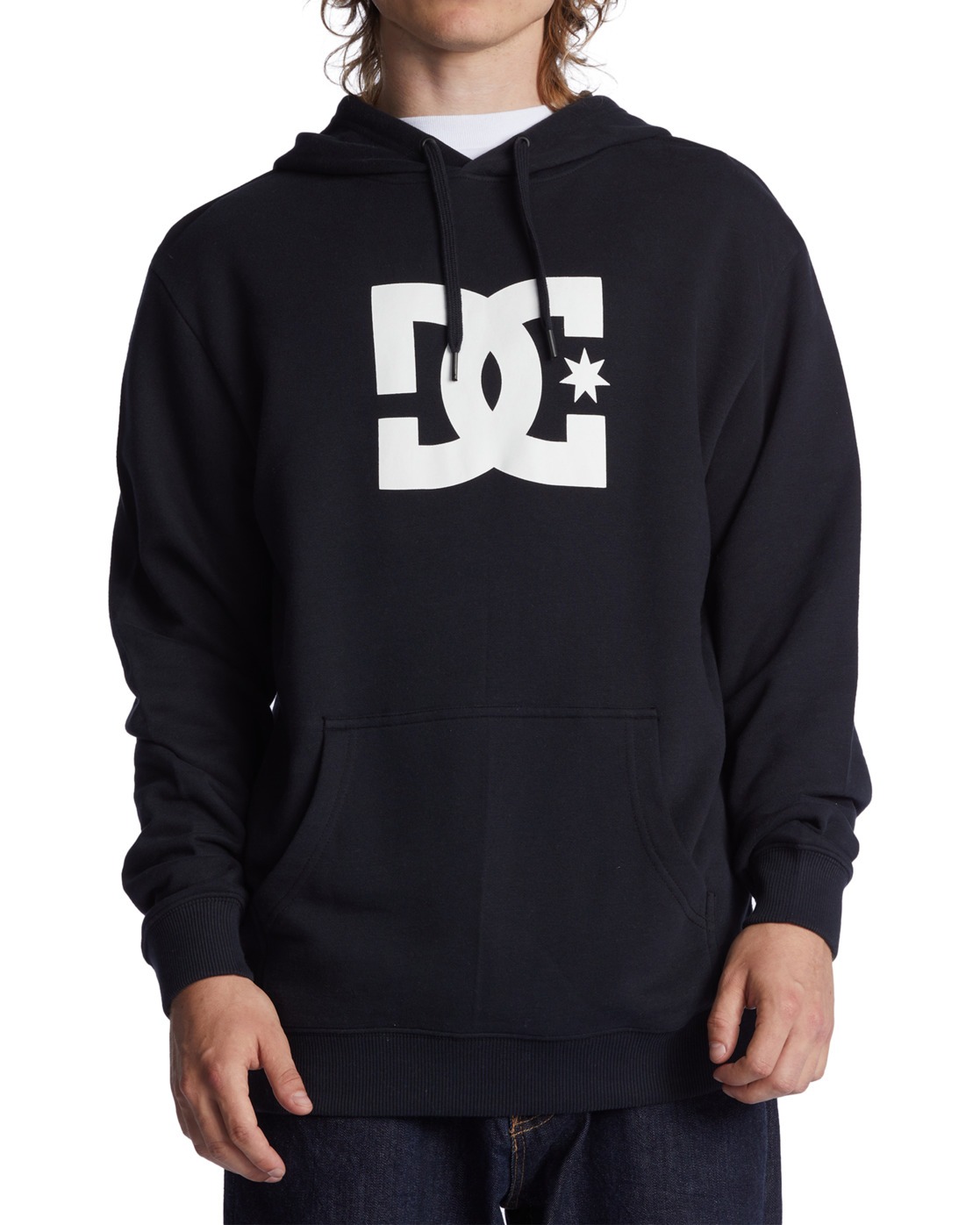 Kapuzensweatshirt DC SHOES "DC Star", Herren, Gr. S, schwarz, 55% gekämmte Baumwolle, 25% Baumwolle, 20% Polyester, Sweatshirts