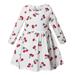 ZHAGHMIN Girls Two Piece Outfits Princess Toddler Print Floral Party Kids Casual Girls Dress A-Line Baby Girls Outfits&Set Baby Girl Ruffle Set Female Baby Clothes Girls 12 Month Clothes Outfits For