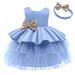 TAIAOJING Girl s Casual Dress Summer 2023 New Dress Lace Wedding Skirt Attended The Party Elegant And Sweet Princess Dresses