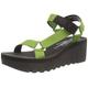 Fly London Women's YEFA726FLY Sandal, Black/Avocado (Black, 4 UK