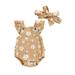 Qtinghua Newborn Baby Girl Clothes Floral Print Ruffle Sleeveless Waffle Romper Jumpsuit with Headband Summer Outfits Light Khaki 6-12 Months