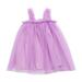 ZHAGHMIN Dress for Girls 10-12 Summer Girls Suspender Mesh Dress Pure Color Children Summer Tulle Party Princess Dress Fluffy Casual Dresses Flower Lace Girls Size 5 Girl Skirt Preemie Dress Girls P