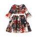 ZHAGHMIN dress for Girls Girls Long Sleeve Floral Casual Large Dress Summer dress Floral dress Girls Clothes Outfit Toddler Glitter Dress 5 Year Old Girl Long Sleeve Dress Summer Outfits Fo