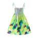 ZHAGHMIN Fashion Dresses for Teens Girls 14-16 Toddler Kids Girls Floral Bohemian Flowers Sleeveless Beach Straps Dress Princess Clothes Girls Long Party Dress Toddler Pageant Dresses Fall Applique