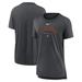 Women's Nike Heather Charcoal San Francisco Giants Authentic Collection Early Work Tri-Blend T-Shirt